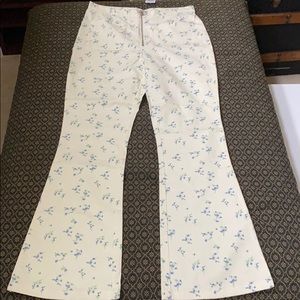 Urban Outfitters Floral bell bottoms